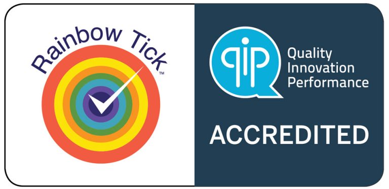 rainbow tick accredited